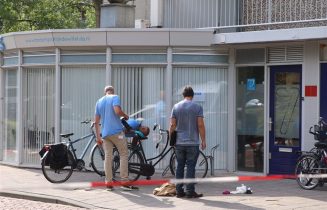 vrouw zwaargewond
