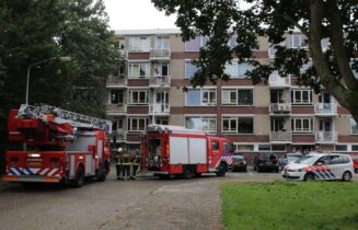 Brand in berging snel geblust door de brandweer, Mahlerstraat in Leiden