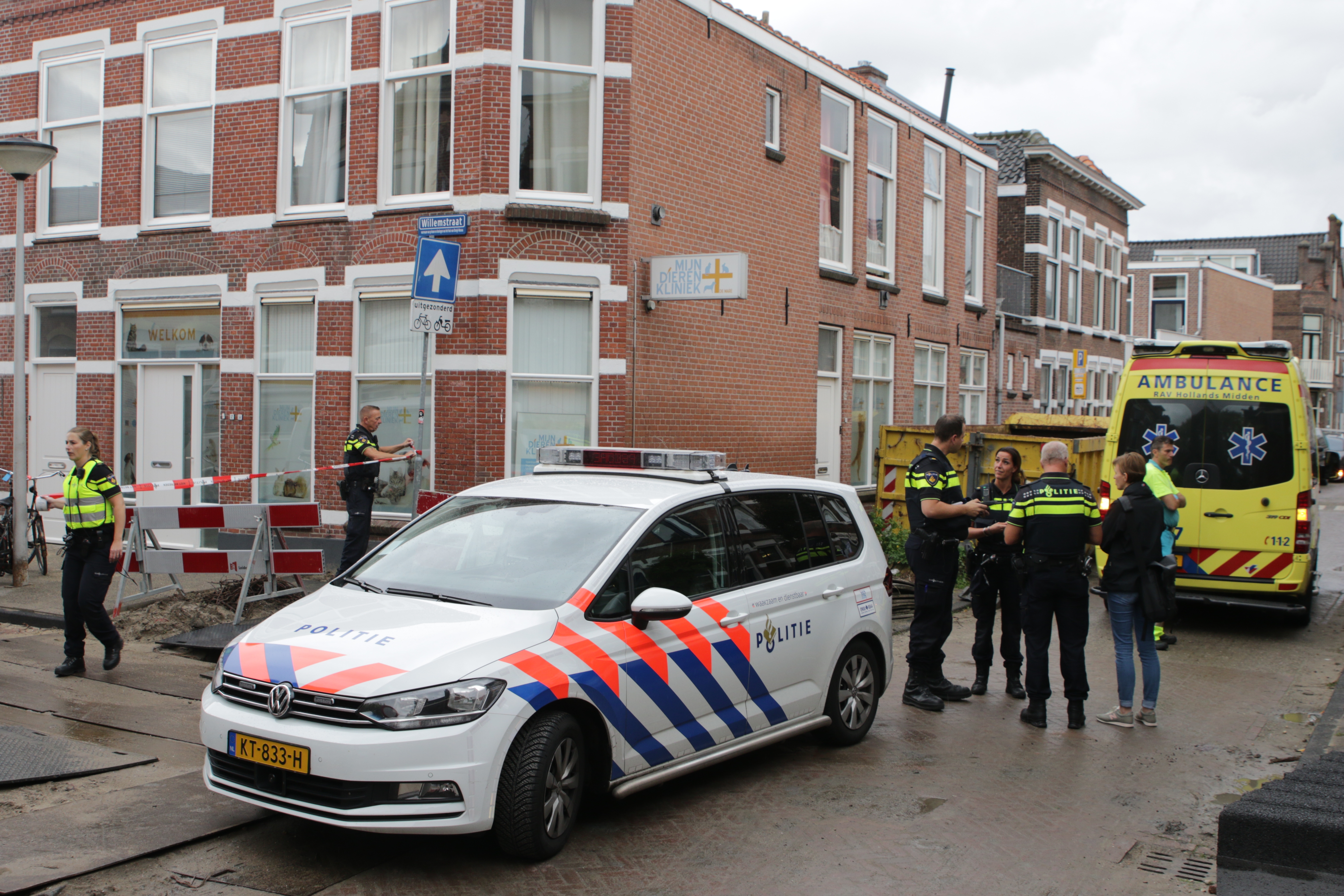 Twee jongens overvallen sigarenwinkel, Mauritsstraat in Leiden