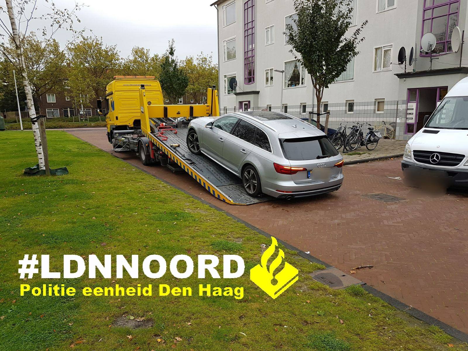 auto in beslag