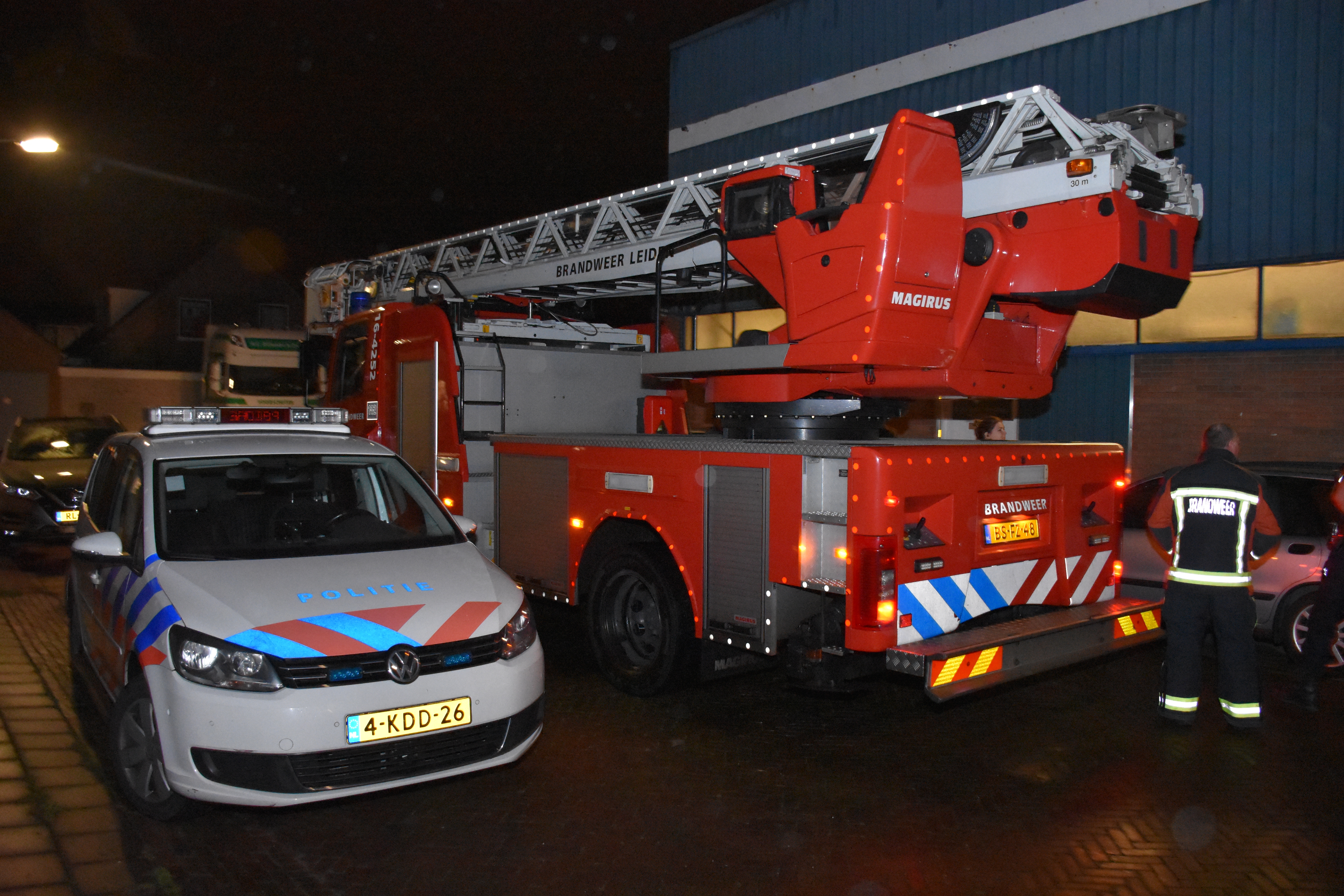 Grote explosie schrikt buurt op, Kalkoenstraat in Voorschoten