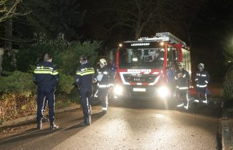 Brandweer in actie door gaslucht