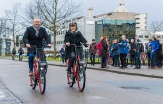 robert op de fiets