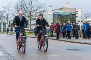robert op de fiets