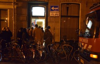 Studentenpand ontruimd na gaslucht, Hogewoerd in Leiden