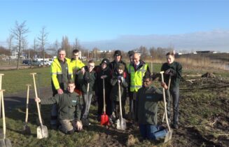 bomenplanten Leo Kannerschool