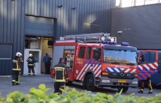 Ontruiming na lek tijdens medisch productieproces, Zernikedreef in Leiden