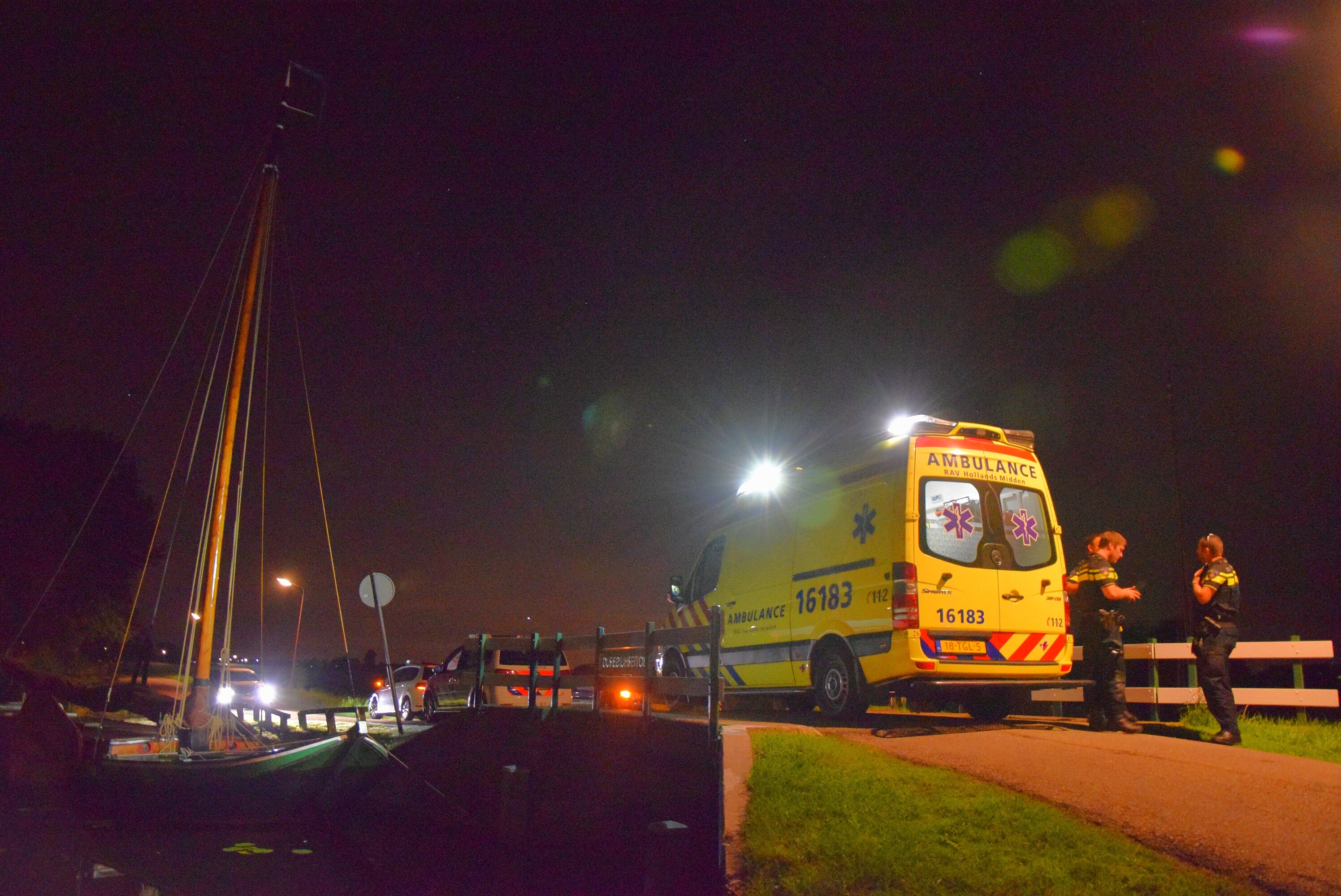 Gewonde bij vechtpartij op boot, Zijldijk in Leiden