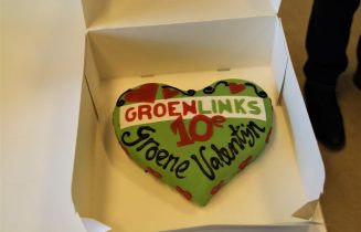 Groenlinks Valentijn Cake