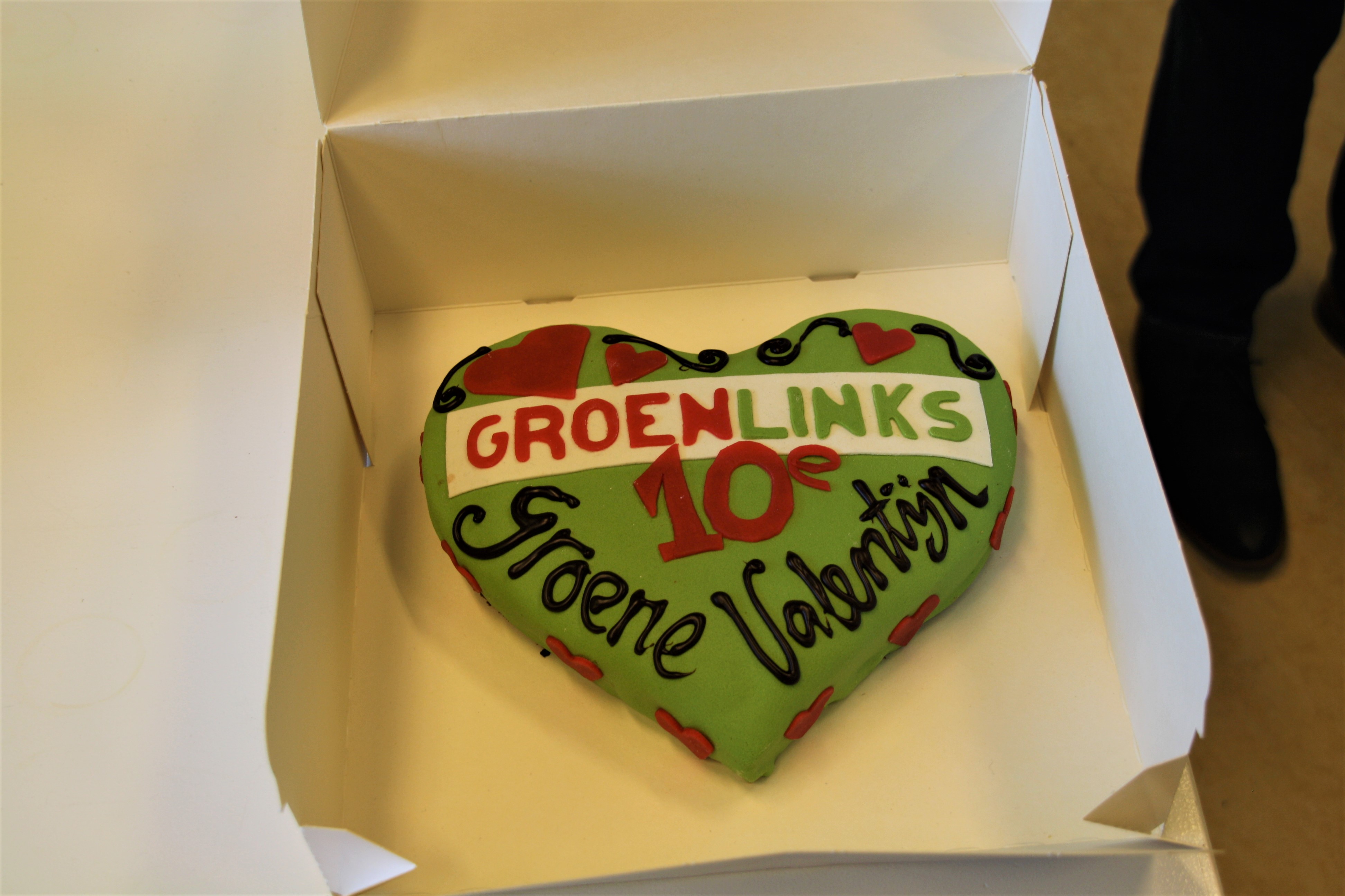 Groenlinks Valentijn Cake
