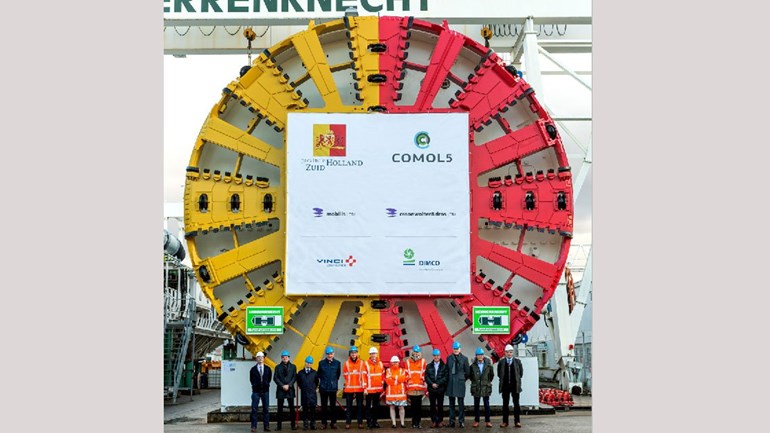 De-tunnelboormachine-voor-de-Rijnlandroute-Foto-Provincie-Zuid-Holland