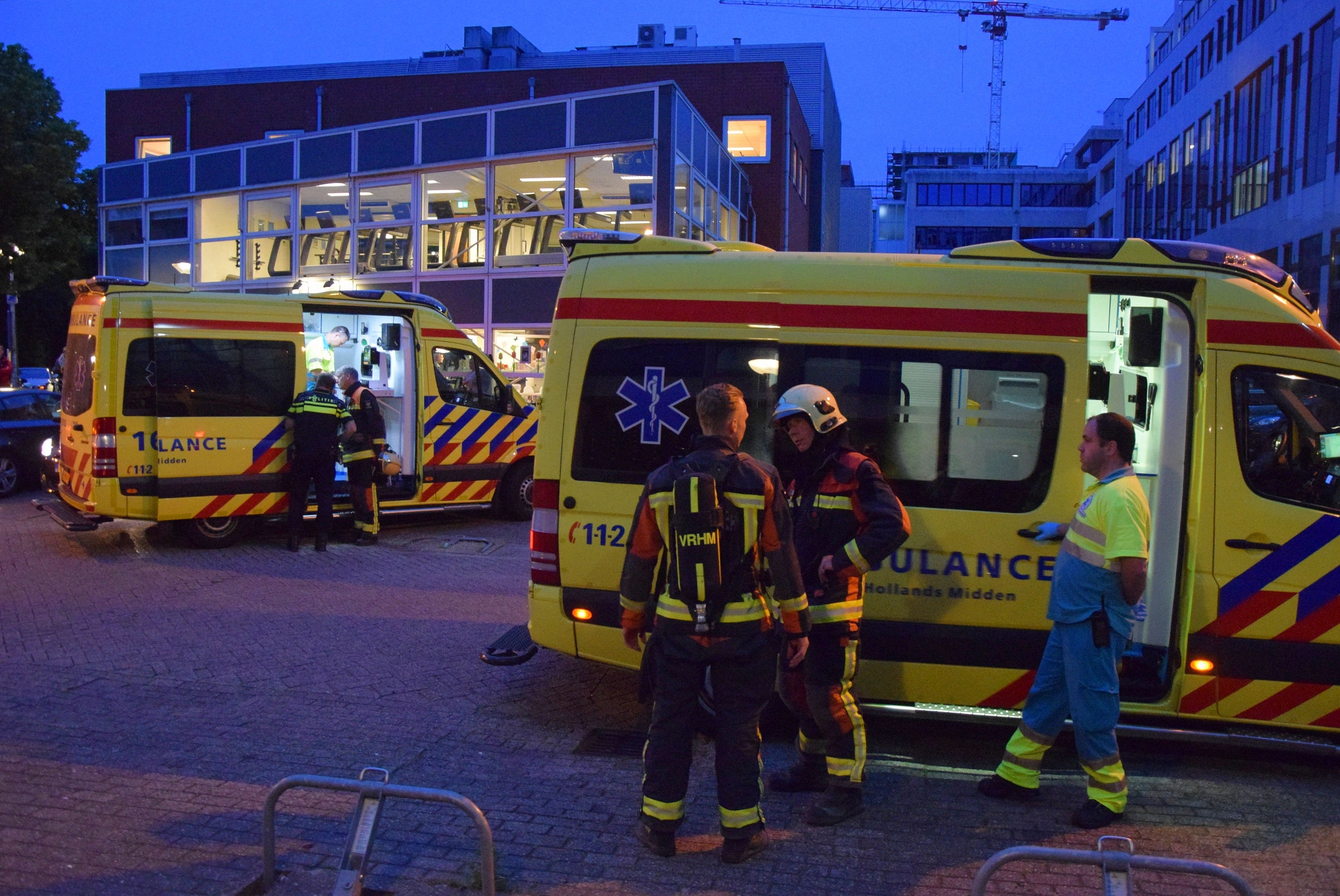 Twee licht gewonde na explosie in sauna, Anthony Fokkerweg in Leiden