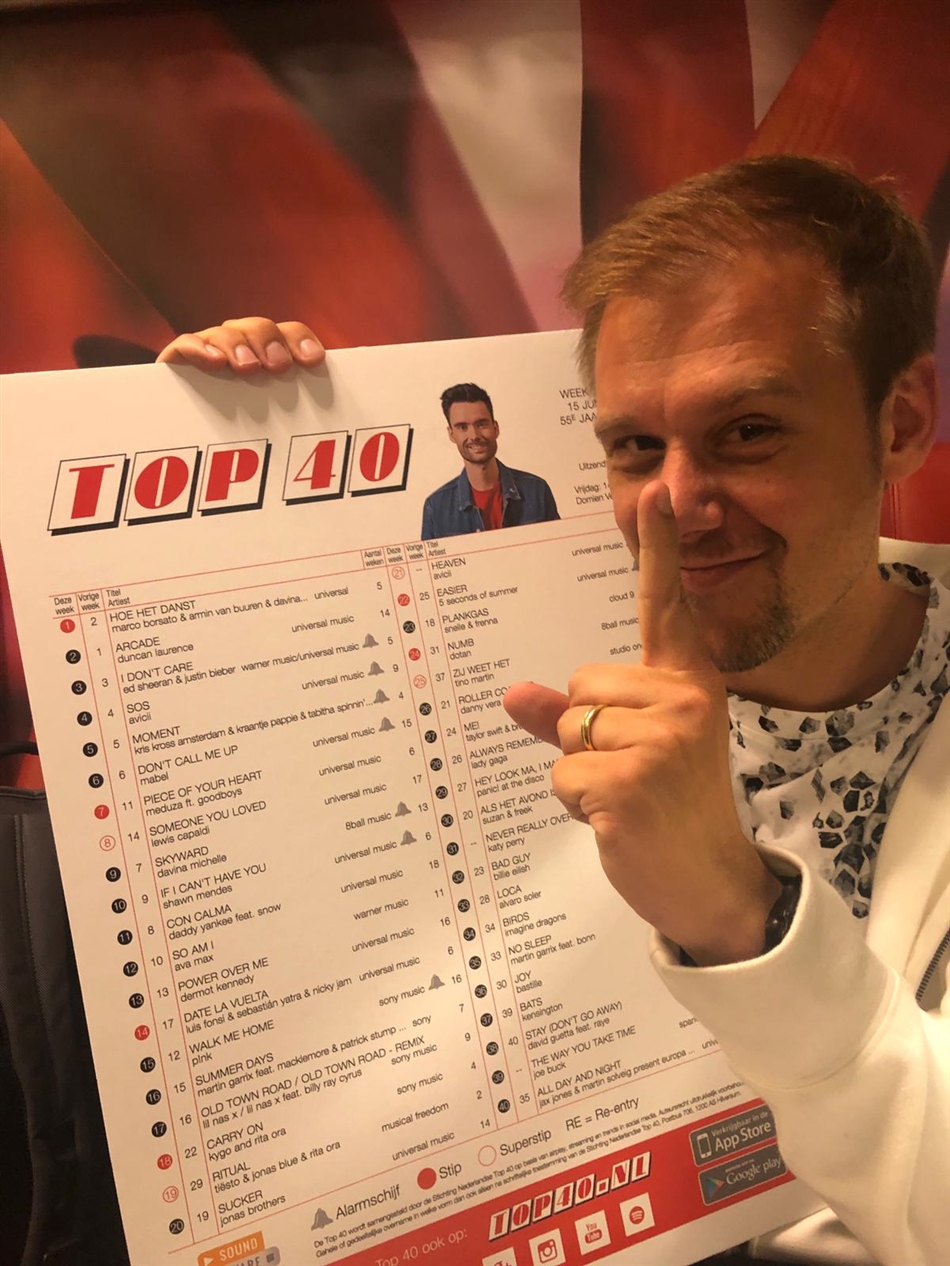 Armin op 1 in top40