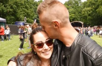 Leidse band neemt clip op tijdens Werfpop