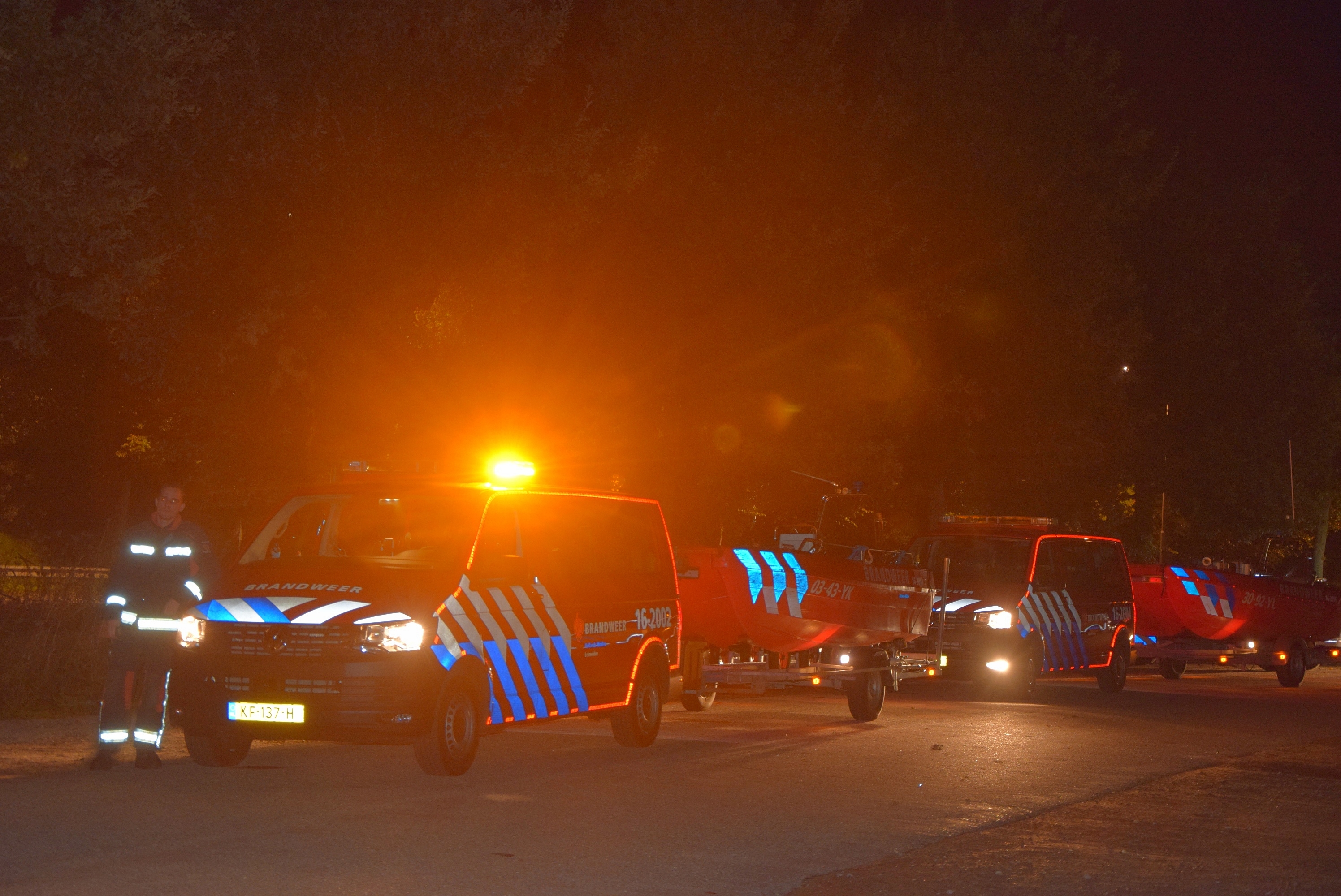 Zoektocht naar vermiste visser blijkt loos, Klinkenbergerpad in Oegstgeest