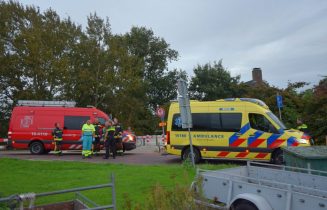 Jongen onderkoeld na te water raken, Almondeweg in Oegstgeest
