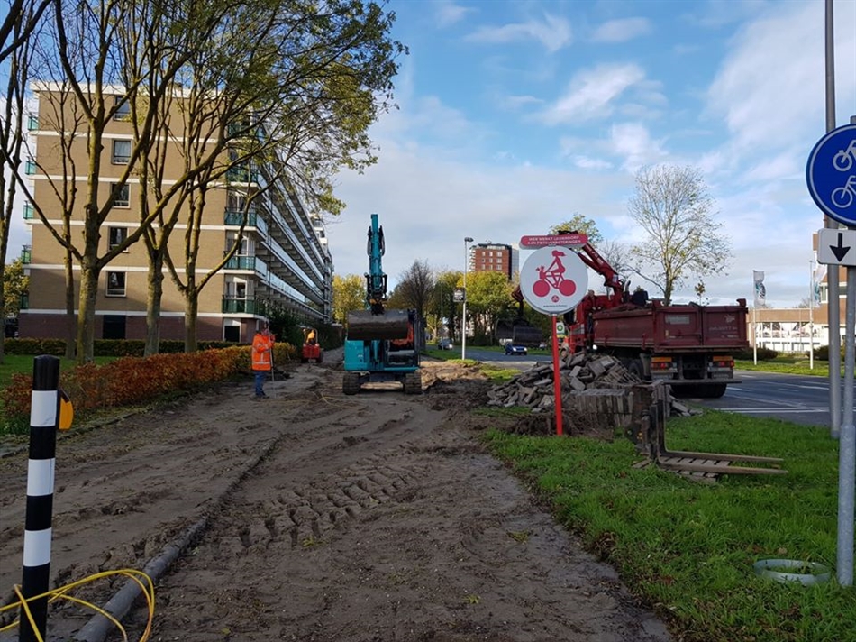 Fietspad op de schop
