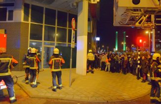 Studentenpand ontruimt na brand op kamer, Schipholweg in Leiden