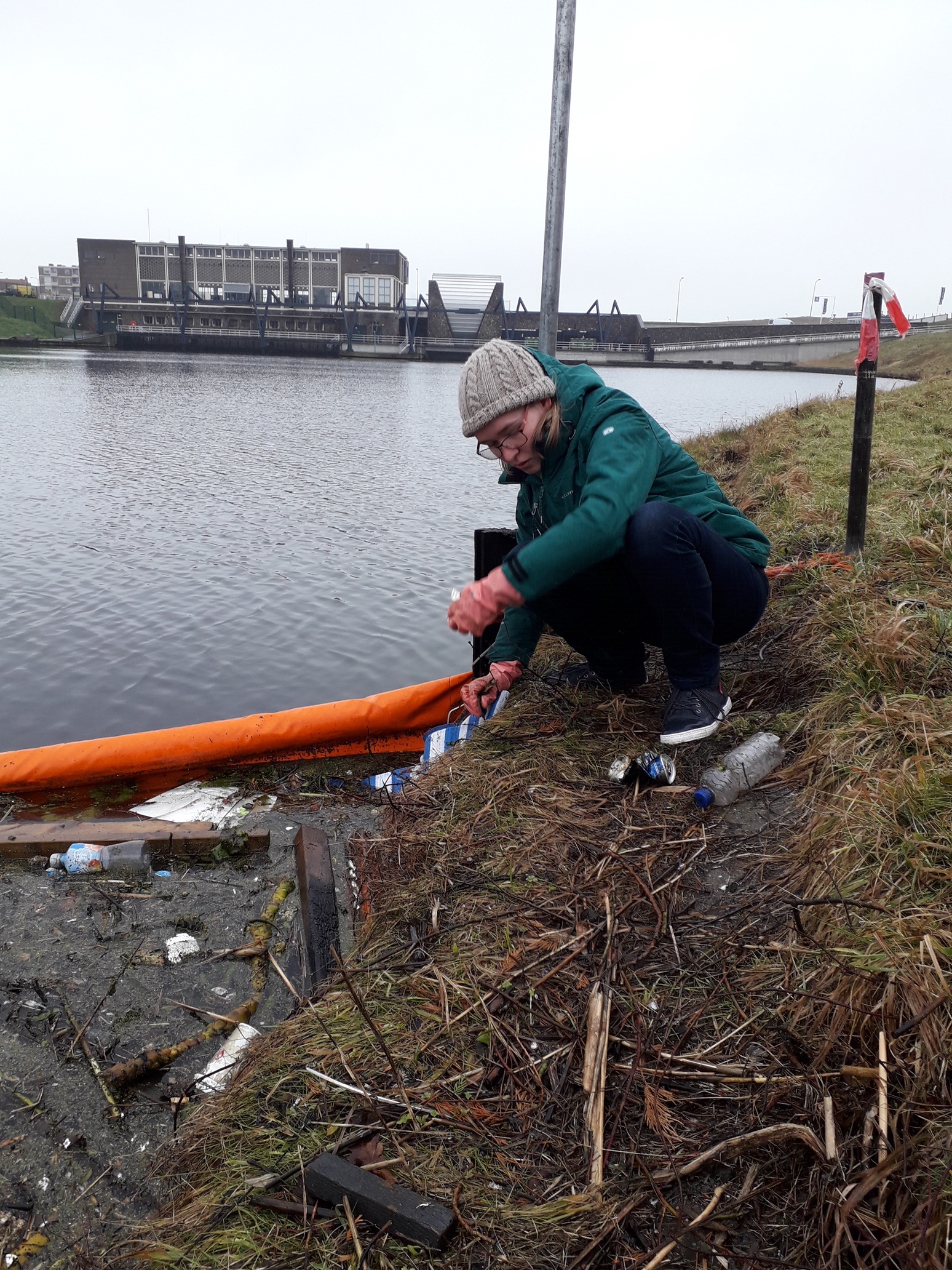 Plastic Afval Boezemgemaal Katwijk