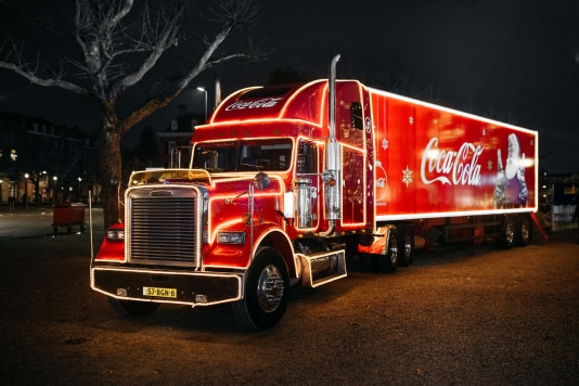 coca cola kersttruck
