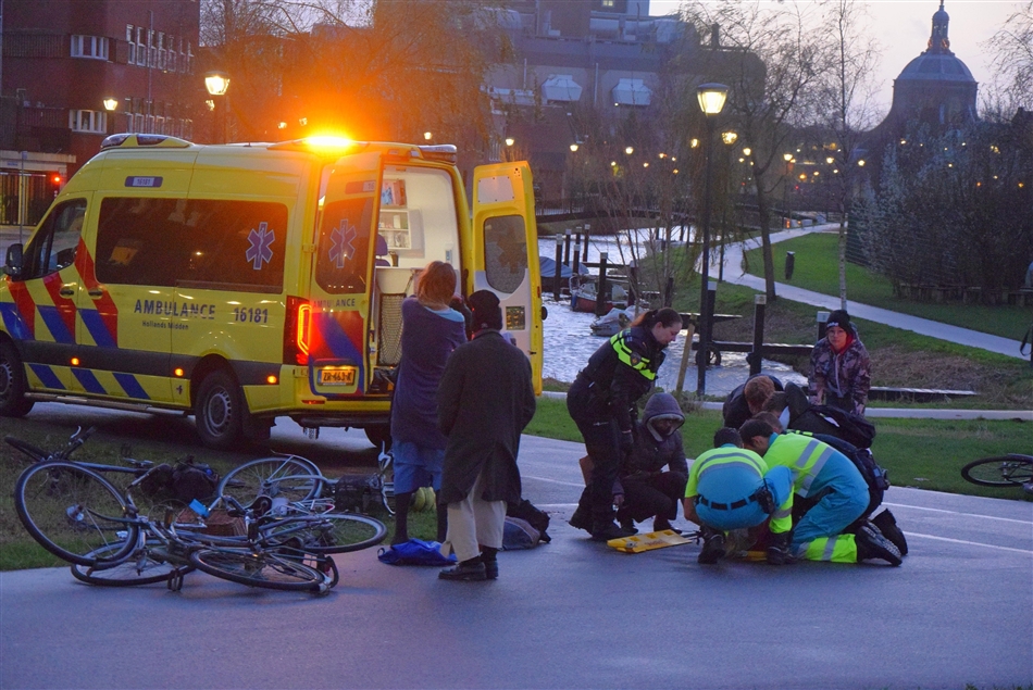 snorfietser gewond