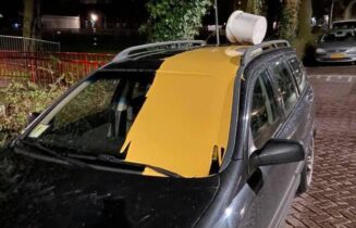 Opel met Primer Telderkade Leiden januari 2020