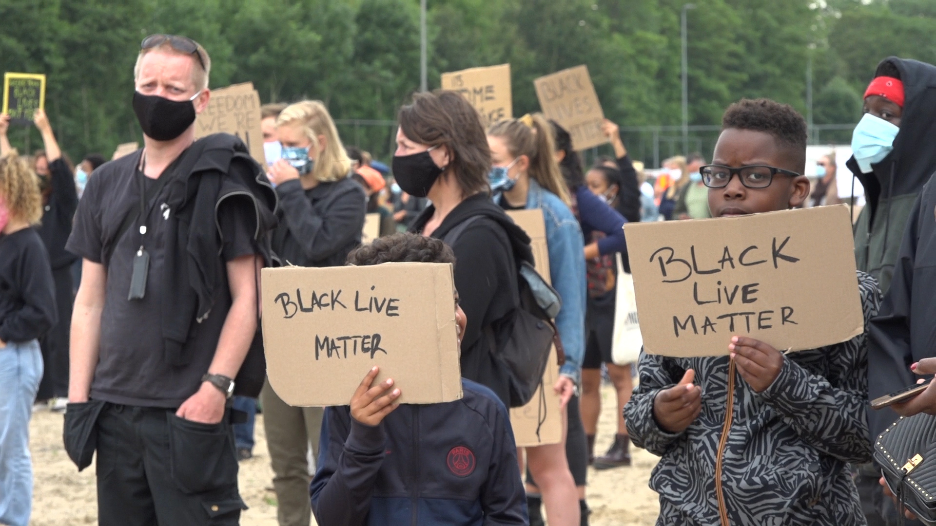 BLM protest Leiden