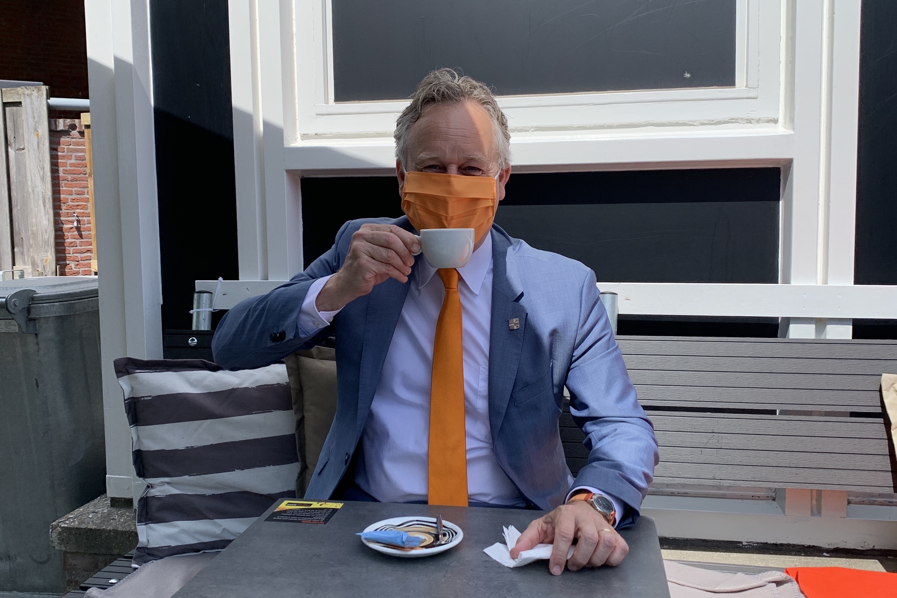 Wethouder Joosten op 1 juni bij Hofplein