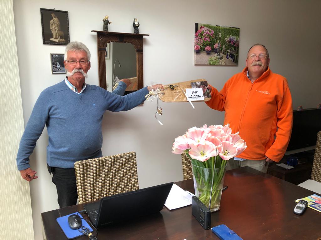 Aad Vons wint BBQ pakket