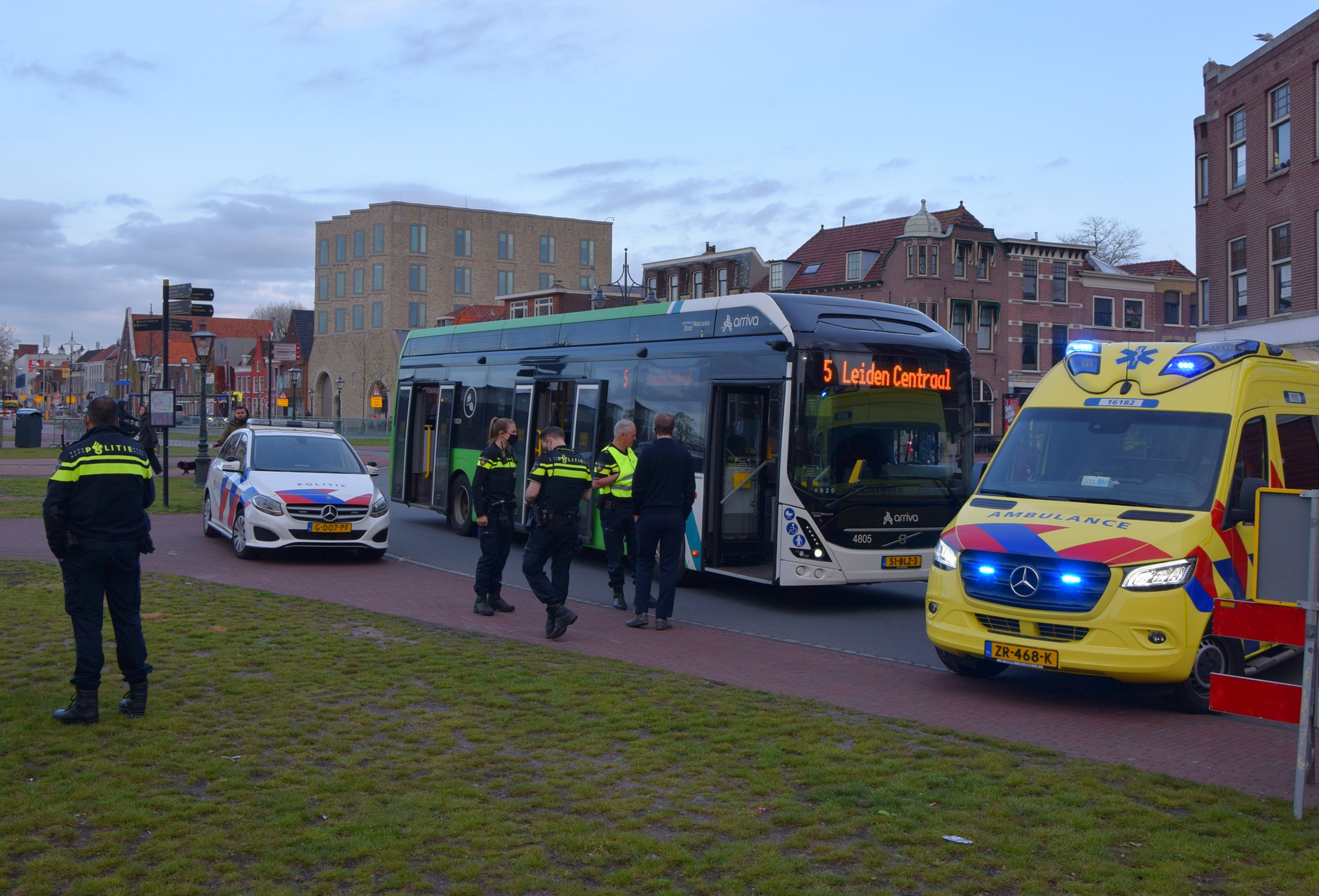 Aanrijding bus en voetganger 5 mei 2021
