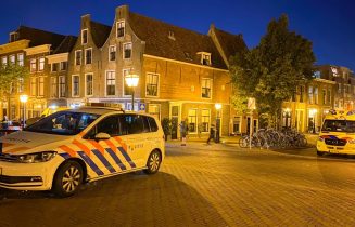 Persoon te water Volmolengracht mei 21