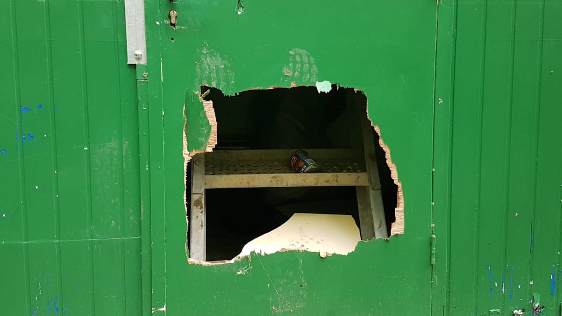 Vandalisme bij Openluchttheater Leidse Hout