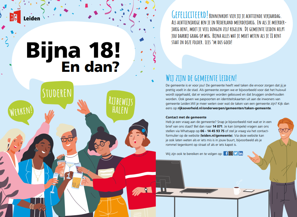 bijna 18