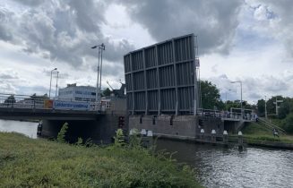 Storing Leiderdorpse brug augustus 2021