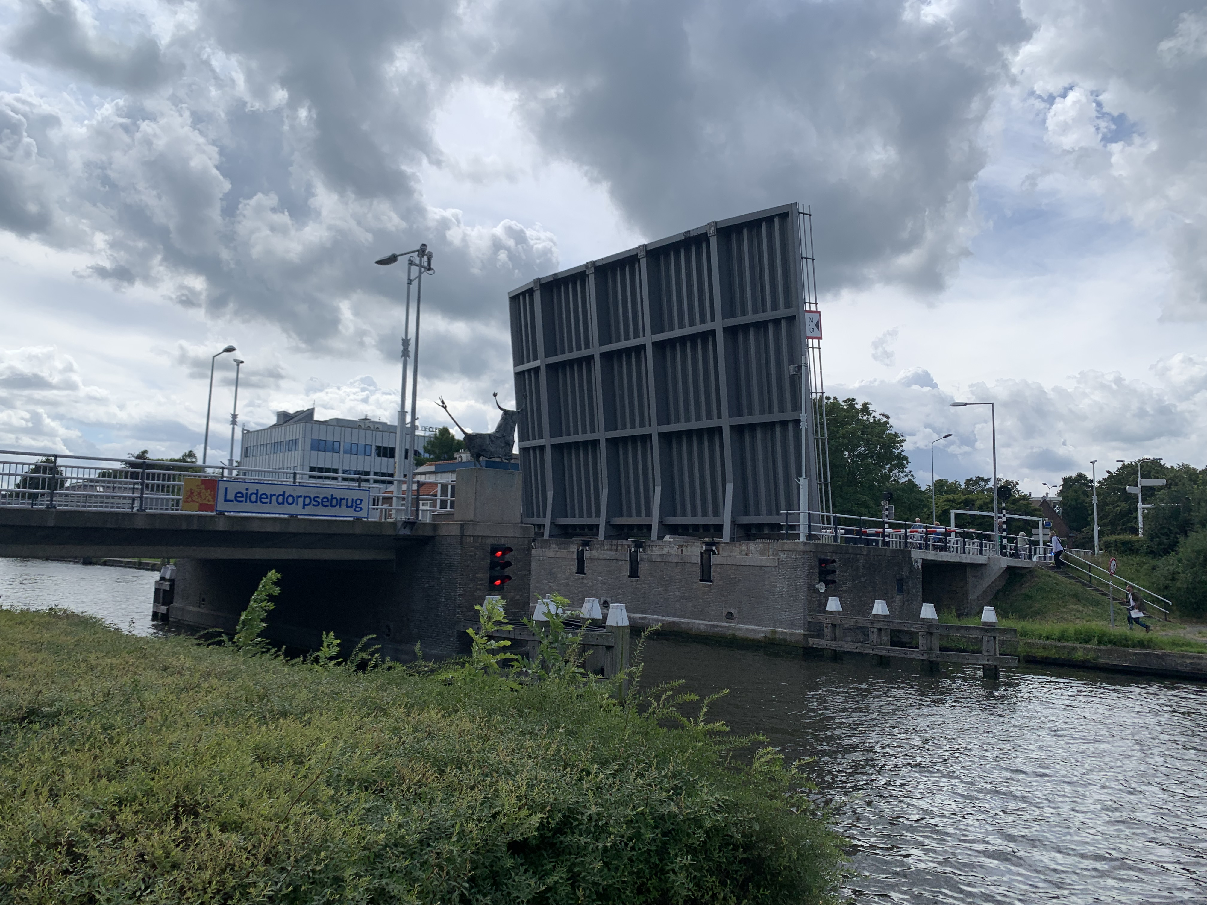 Storing Leiderdorpse brug augustus 2021