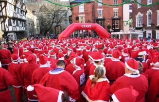 santa run