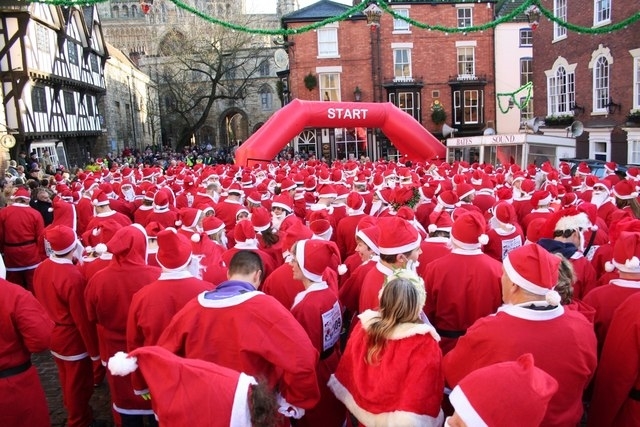santa run