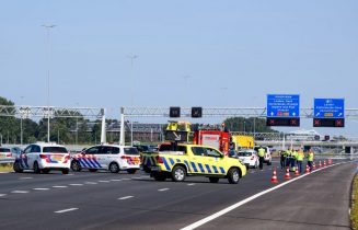 Ongeval A4 richting Zoeterwoude