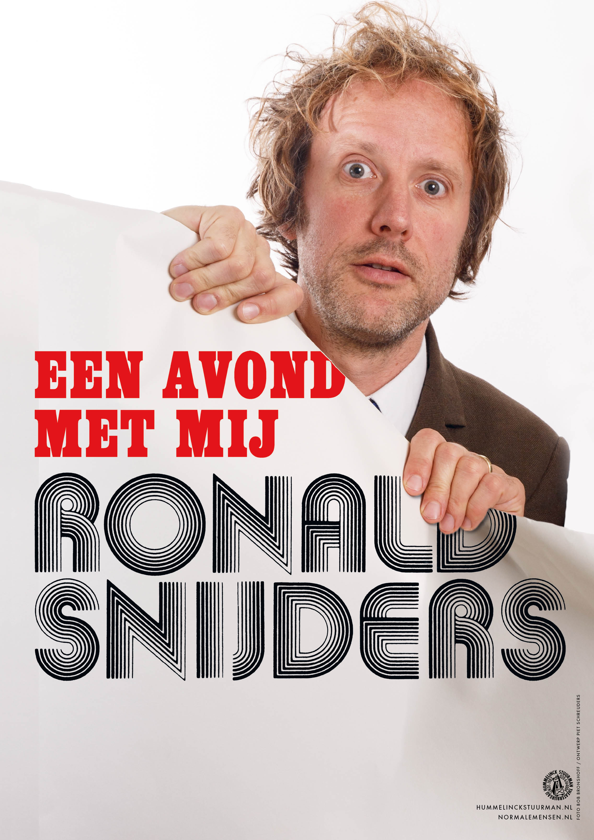 Ronald Snijders_Een avond met mij_affiche