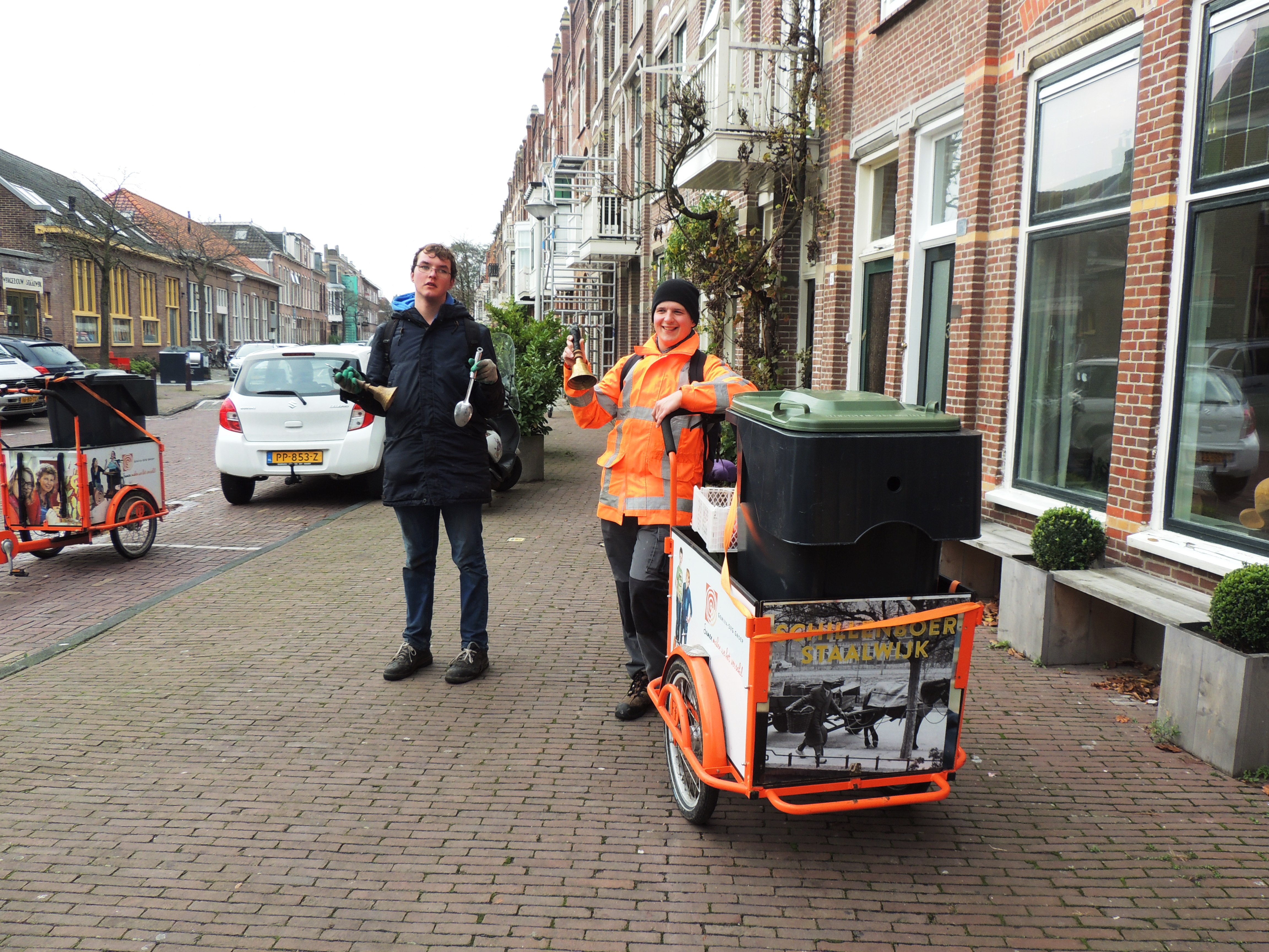 De eerste schillenboeren David en Patrick