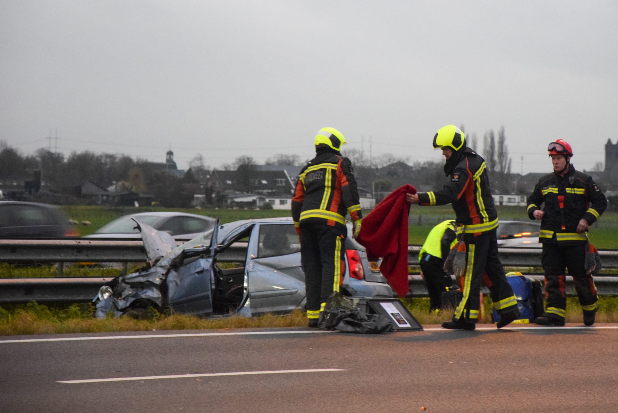 Aanrijding A4 Rijpwetering