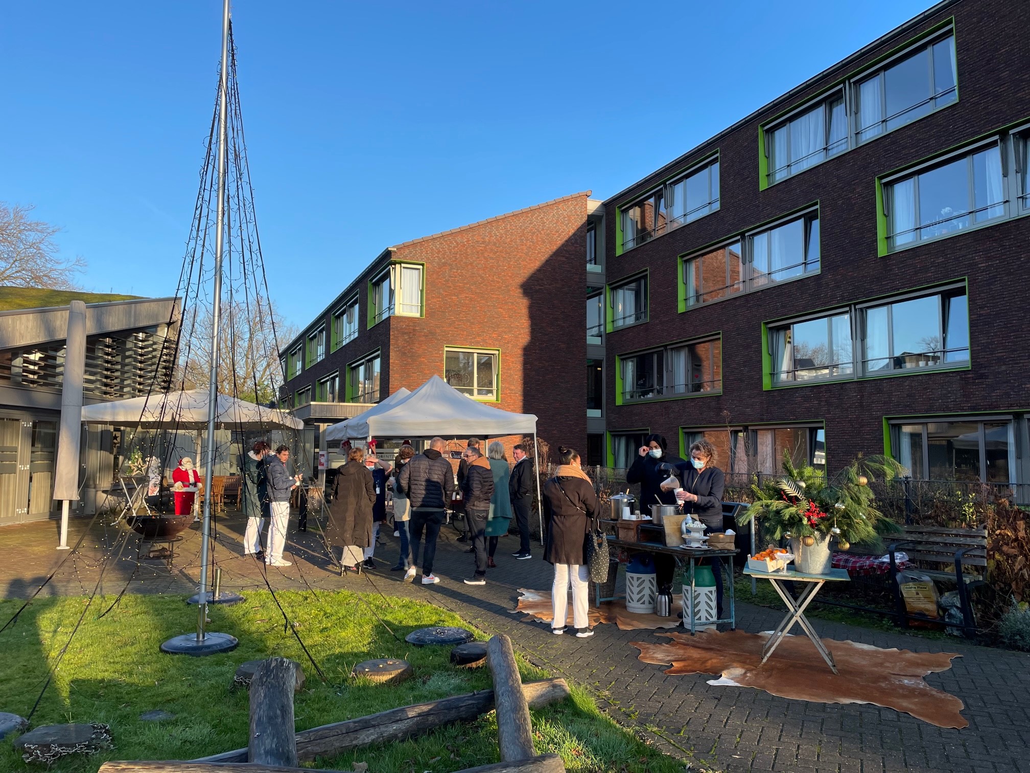 Kerst walk thru buiten bij Lorentzhof