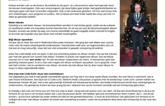 Leendert de Lange Brief aan inwoners