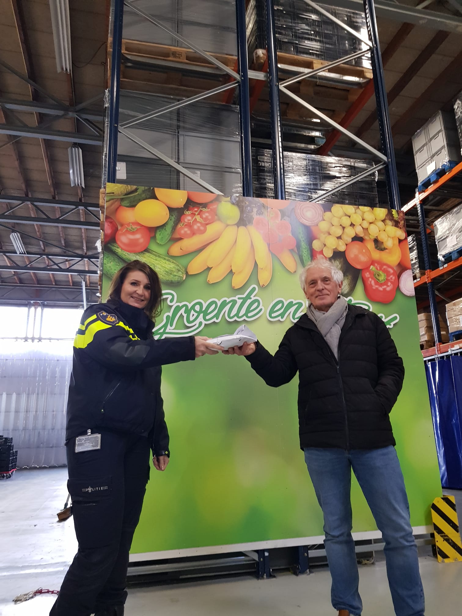 voedselbank leiden actie politie