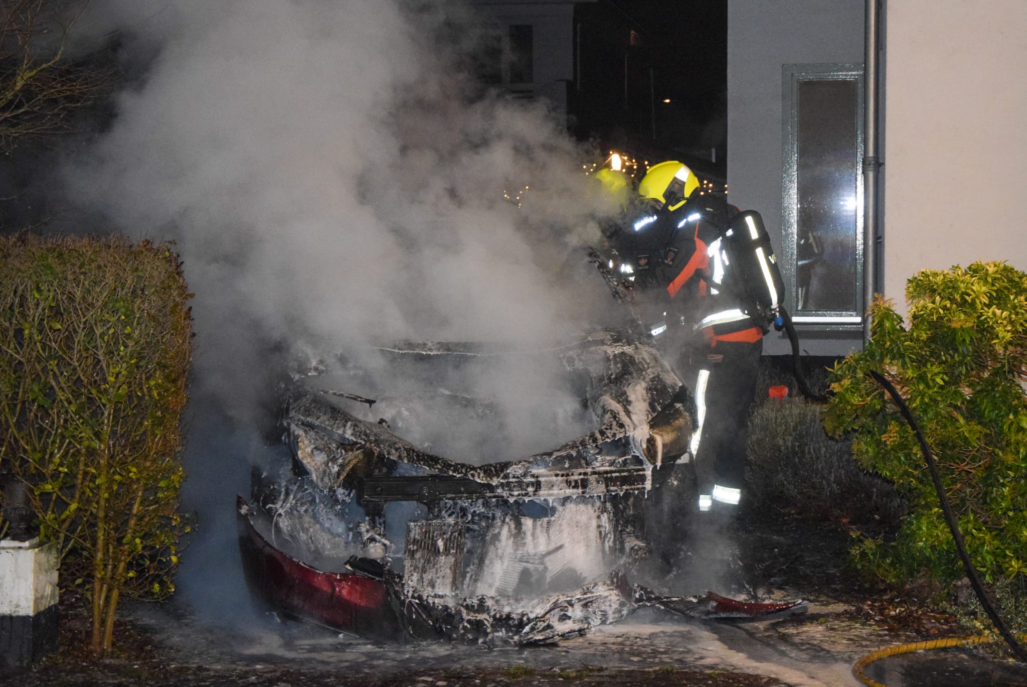 Brand Laan van Arenstein in Oegstgeest JAN22