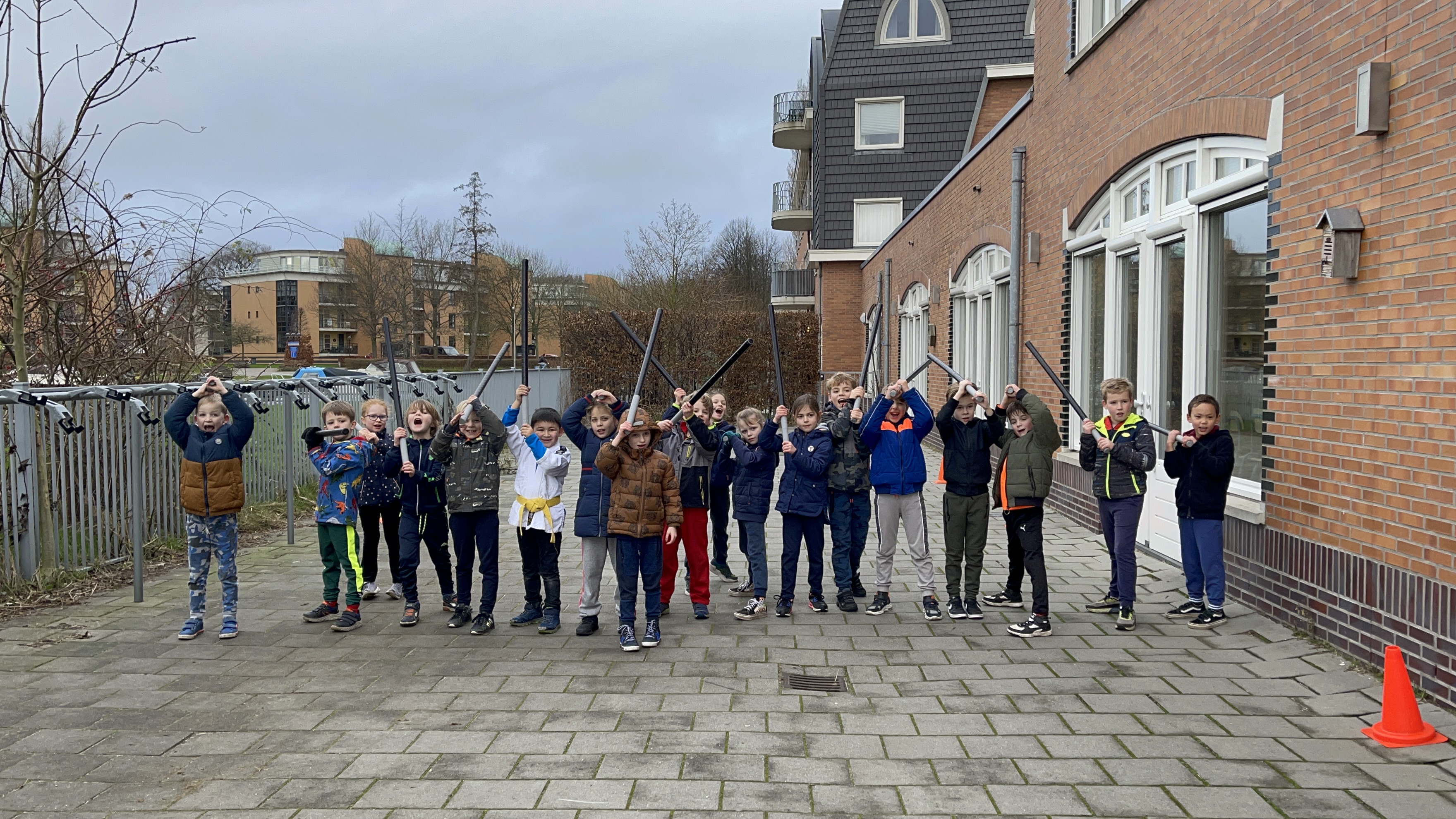 Zwaardvechten in Voorschoten