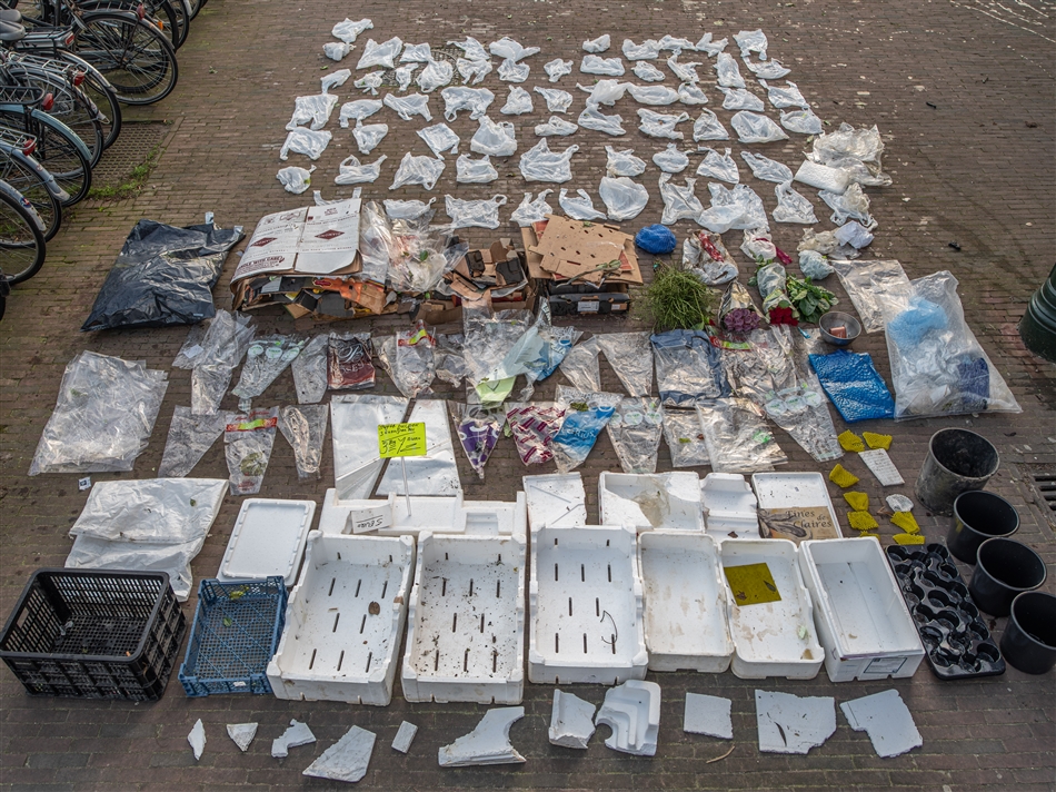 Vuil Leiden markt