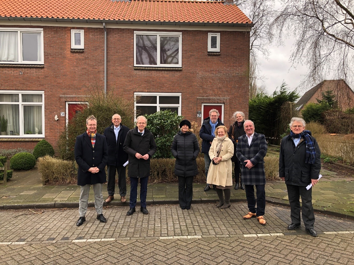 Werkbezoek college Wassenaar aan Verduurzamingsproject Kerkehout